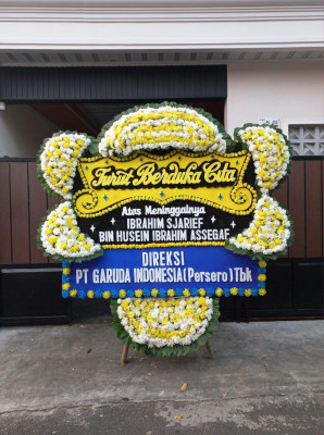 Papan Bunga Duka di Sukorambi